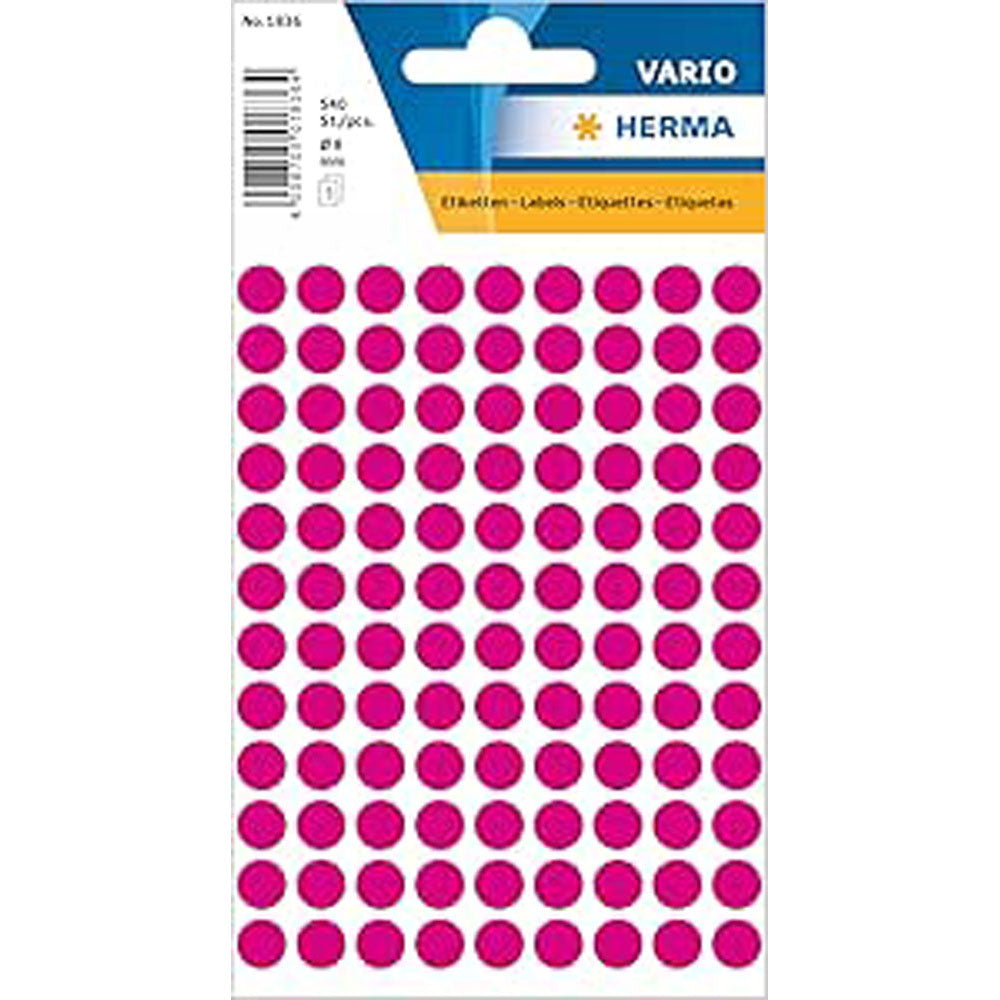 Herma Round Sticker Labels (Pink)