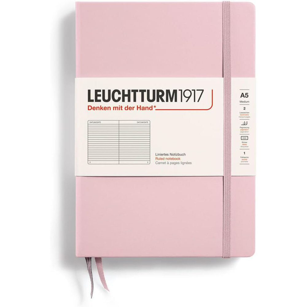 Leuchtturm twarda okładka rządzona notatnikiem A5