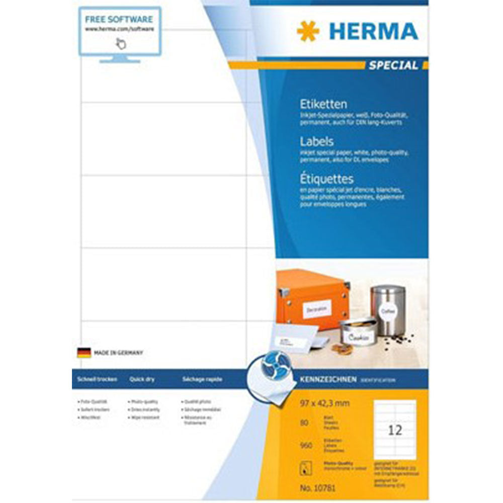 Herma inkjet mærker A4 80pc