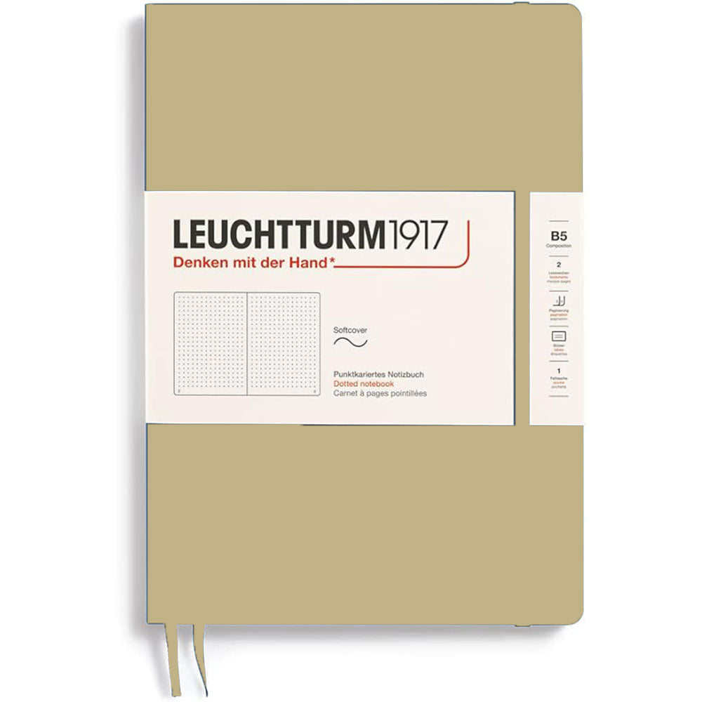 Leuchtturm SC -komposition prickade anteckningsbok B5