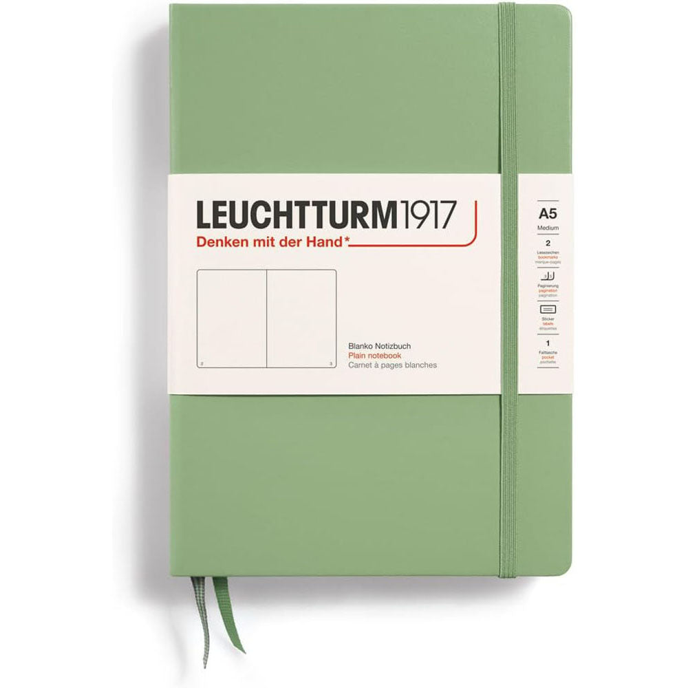 Leuchtturm Hardcover Plain Notebook A5（緑）