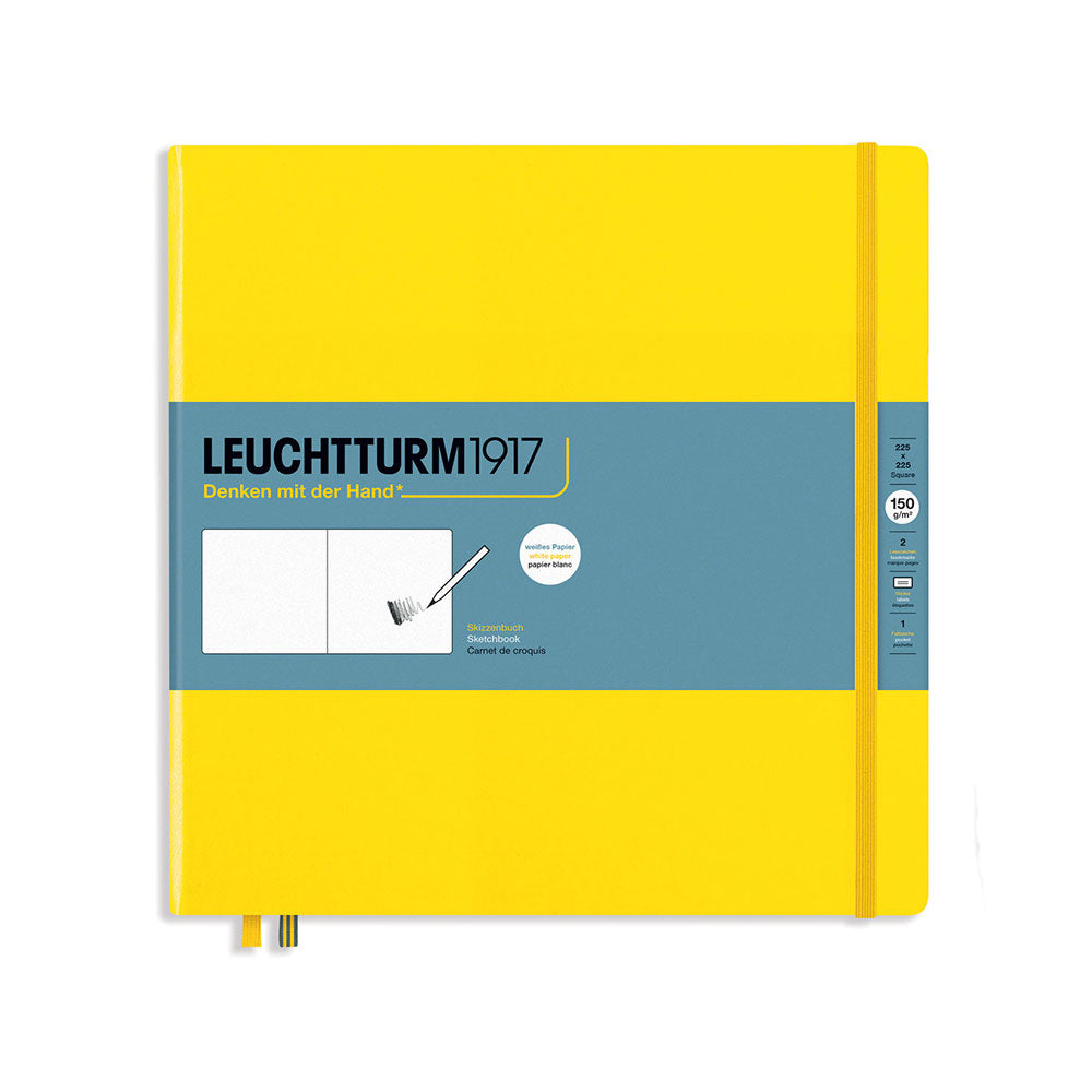 Leuchtturm Hardcover Square Plain Sketchbook 225 mm