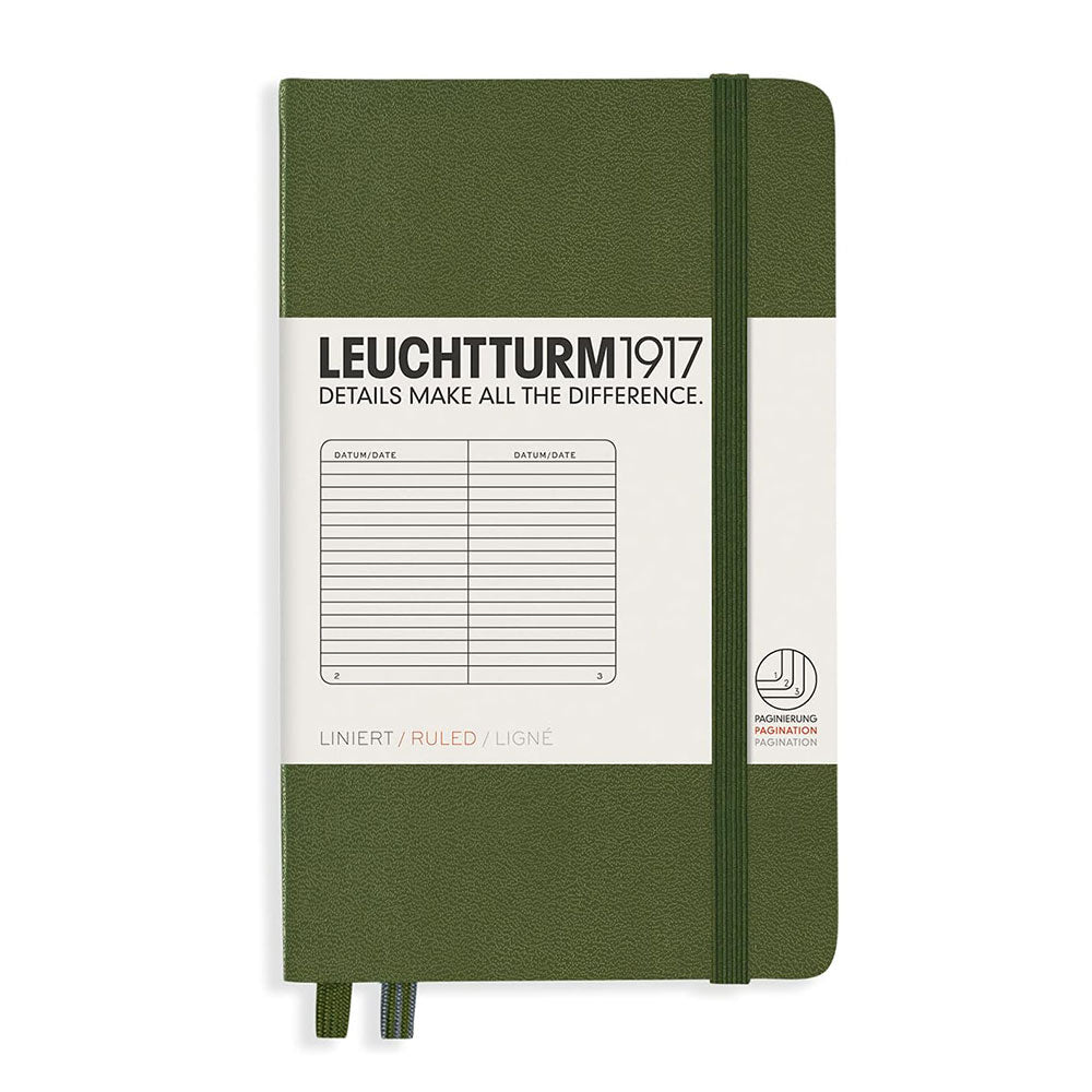 Leuchtturm Hardcover styrede notebook A6