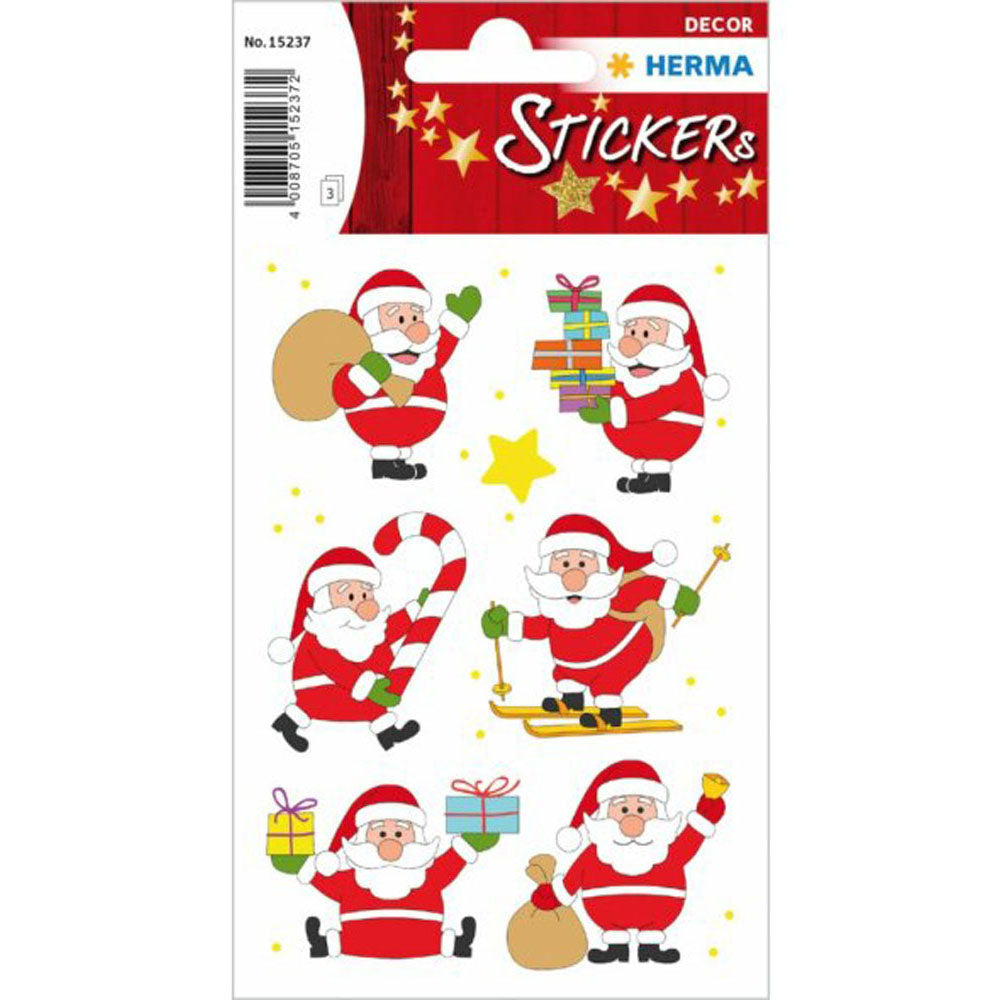 Herma Santa Glittery Cardboard Sticker