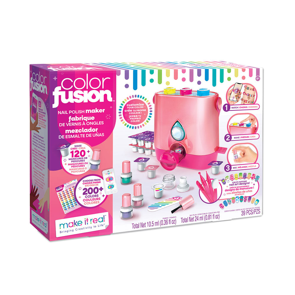 Hazlo esmalte de uñas de fusión de color real