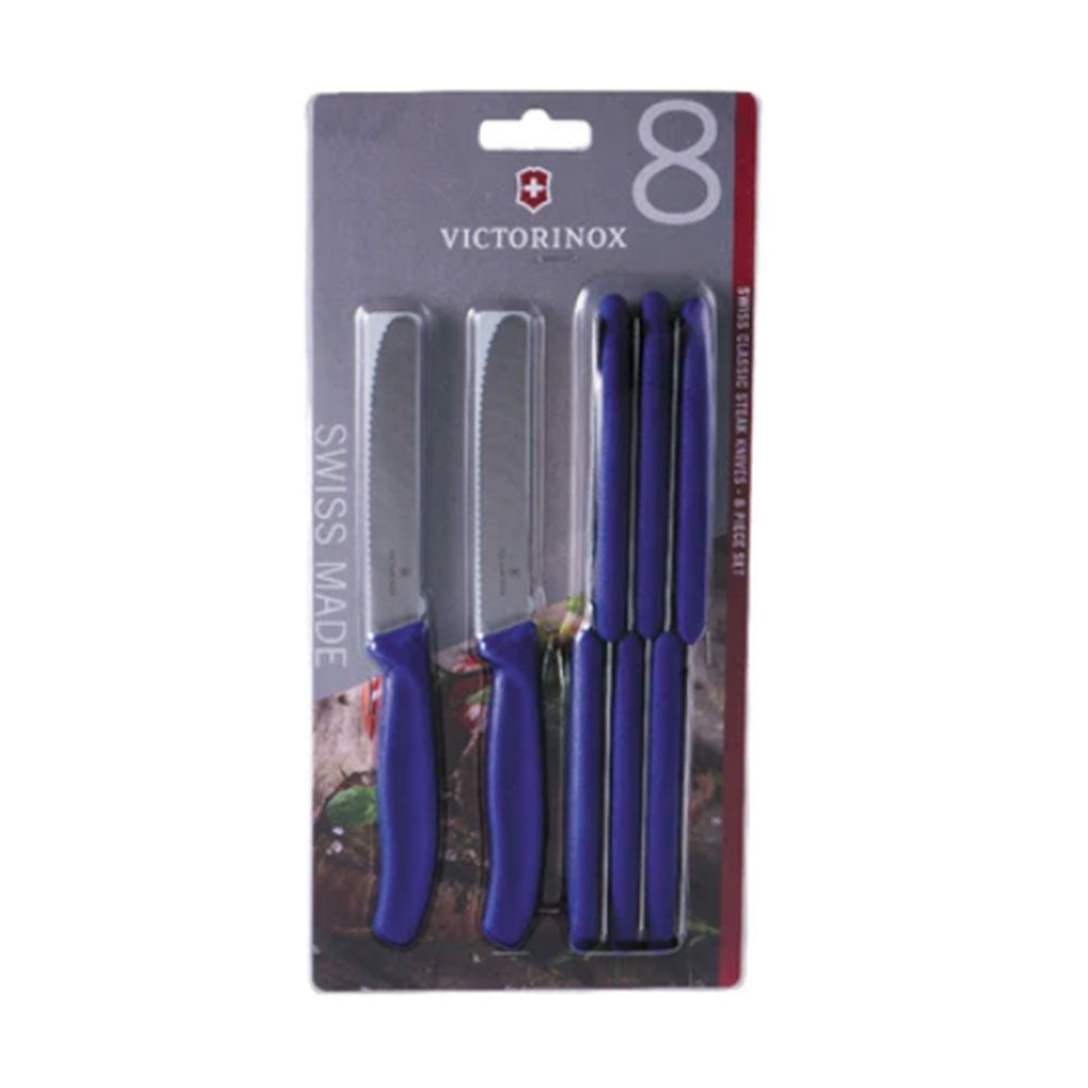 Classic Round Tip Serrated Steak & Tomato Knife (azul)