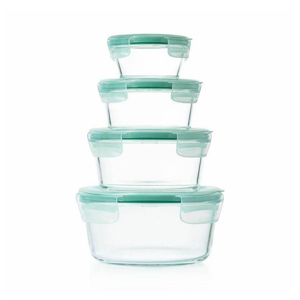 Oxo Good Grips Smart Seal Glass Container (4pcs)