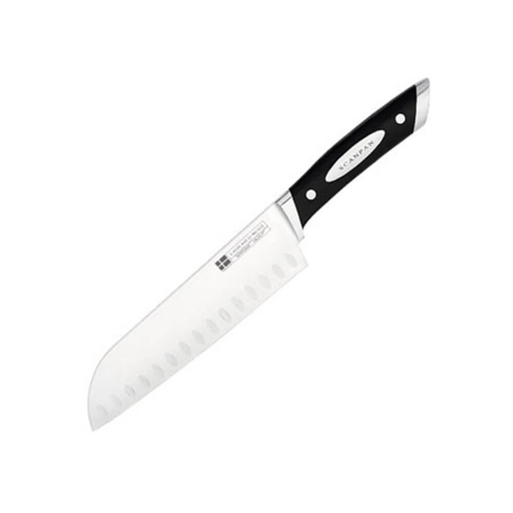 Skanpan klasyczny nóż Santoku z Granton Edge