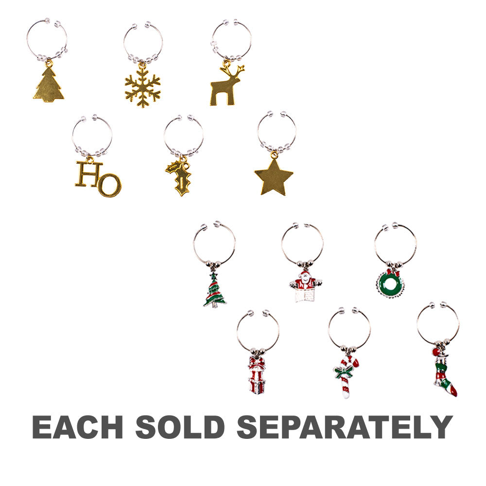 Avanti Christmas Wine Charms