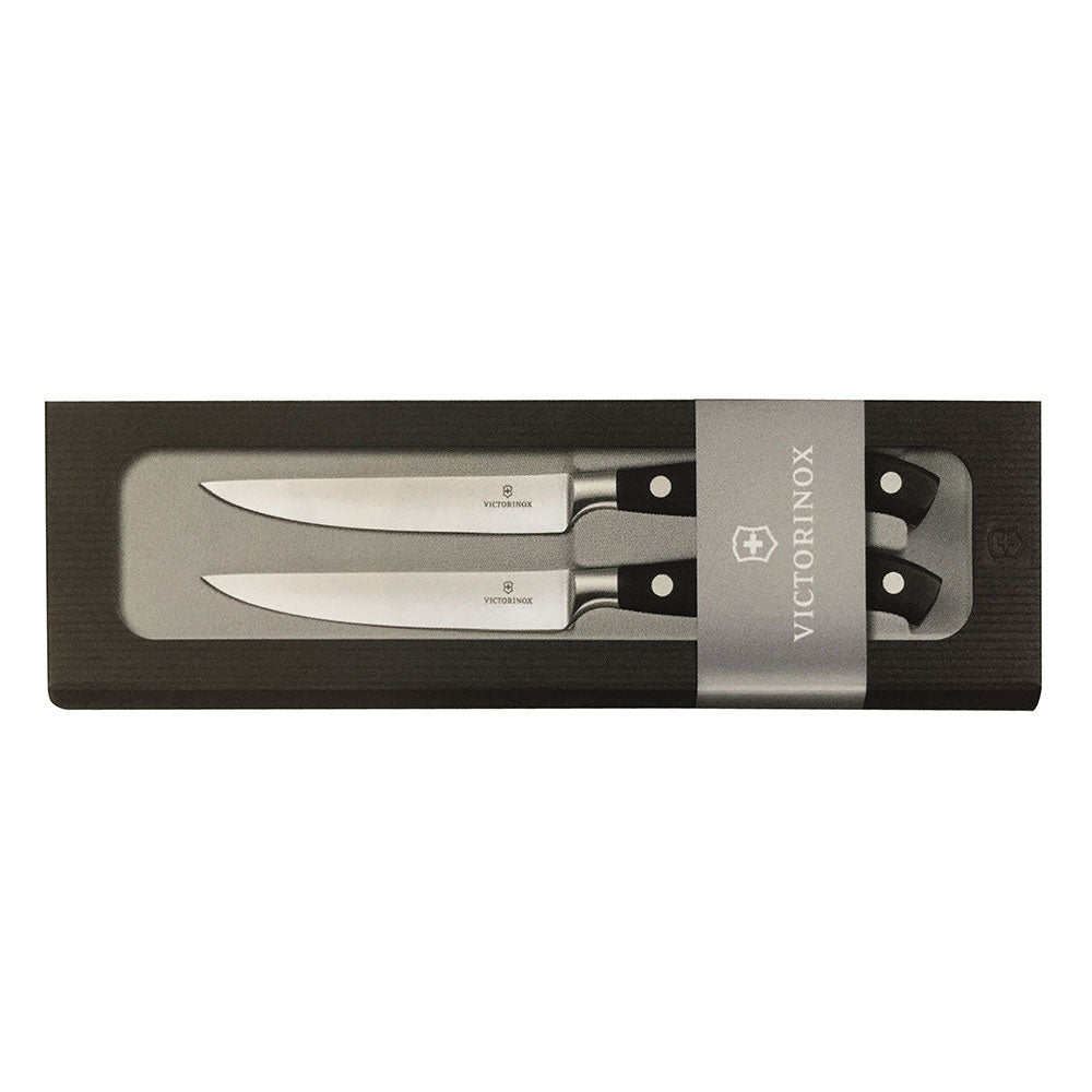 Cuchillo de bistec forjado en caja de regalo 2pcs