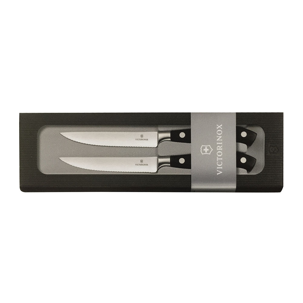 Cuchillo de bistec forjado en caja de regalo 2pcs