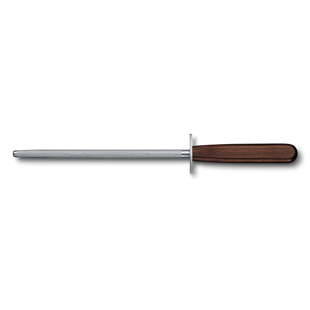 Rosewood Round Domestic Fine Cut Sharpening Steel 20cm