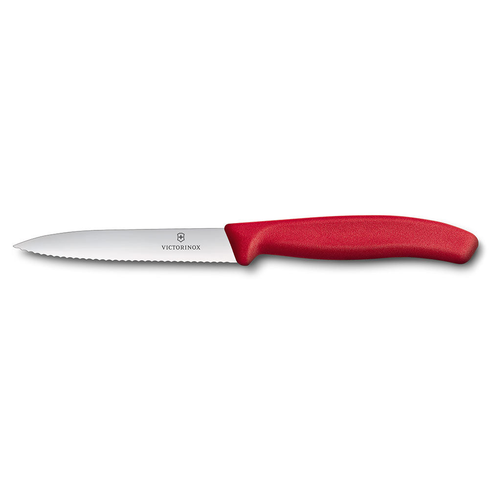 Victorinox puntige mesgolfrand paring mes 10 cm