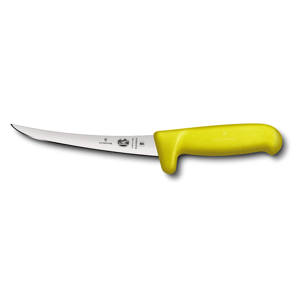 Fibrox buet smal knivskniv 15 cm (gul)