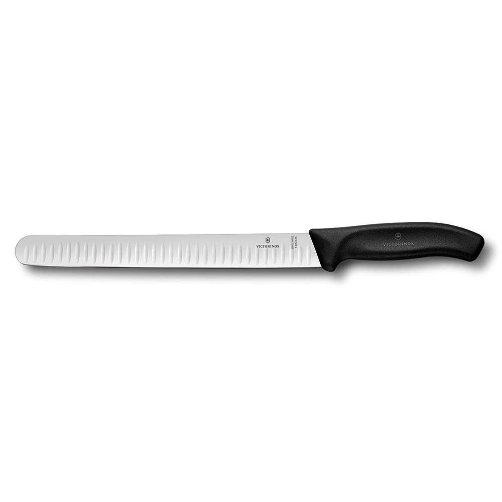 Tarna rotonda flauto lama di taglio coltello 25 cm (nero)