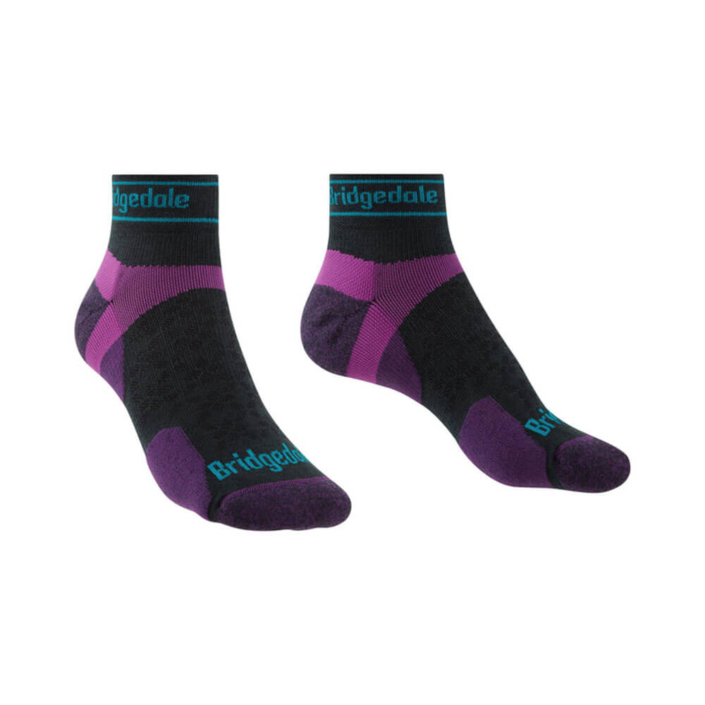 Merino Sport de meias femininas (roxo)