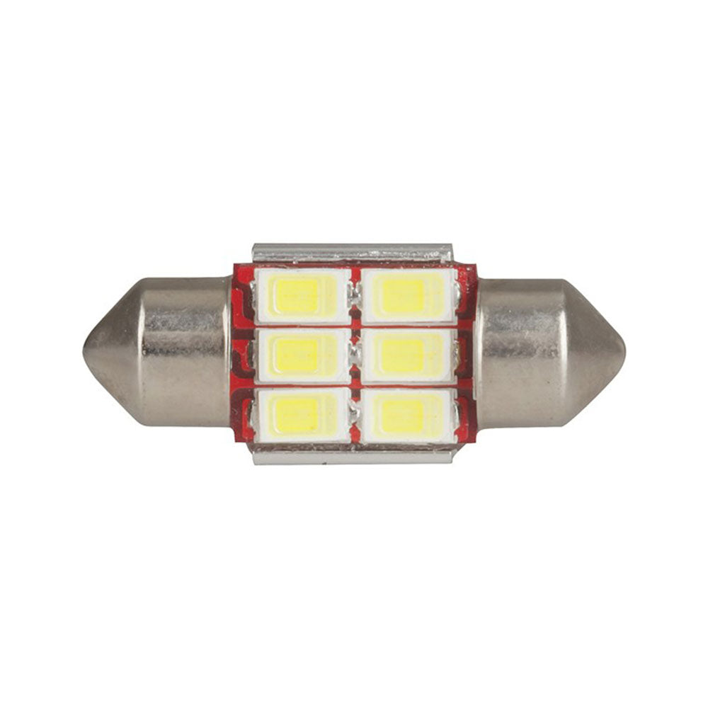 CANBUS compatível com LED Festoon Globe 12V (6x5730)