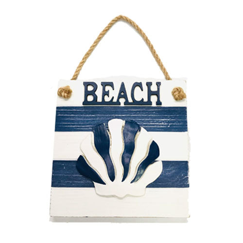 Nautical Beach Sign Hanging Wall Décor