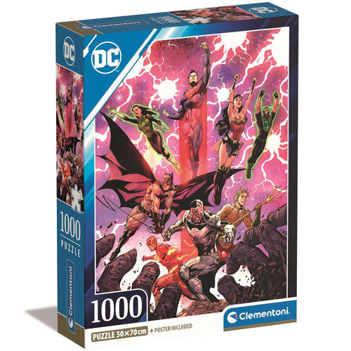 Clementoni DC Comics Compact Box 1000-Piece Puzzle