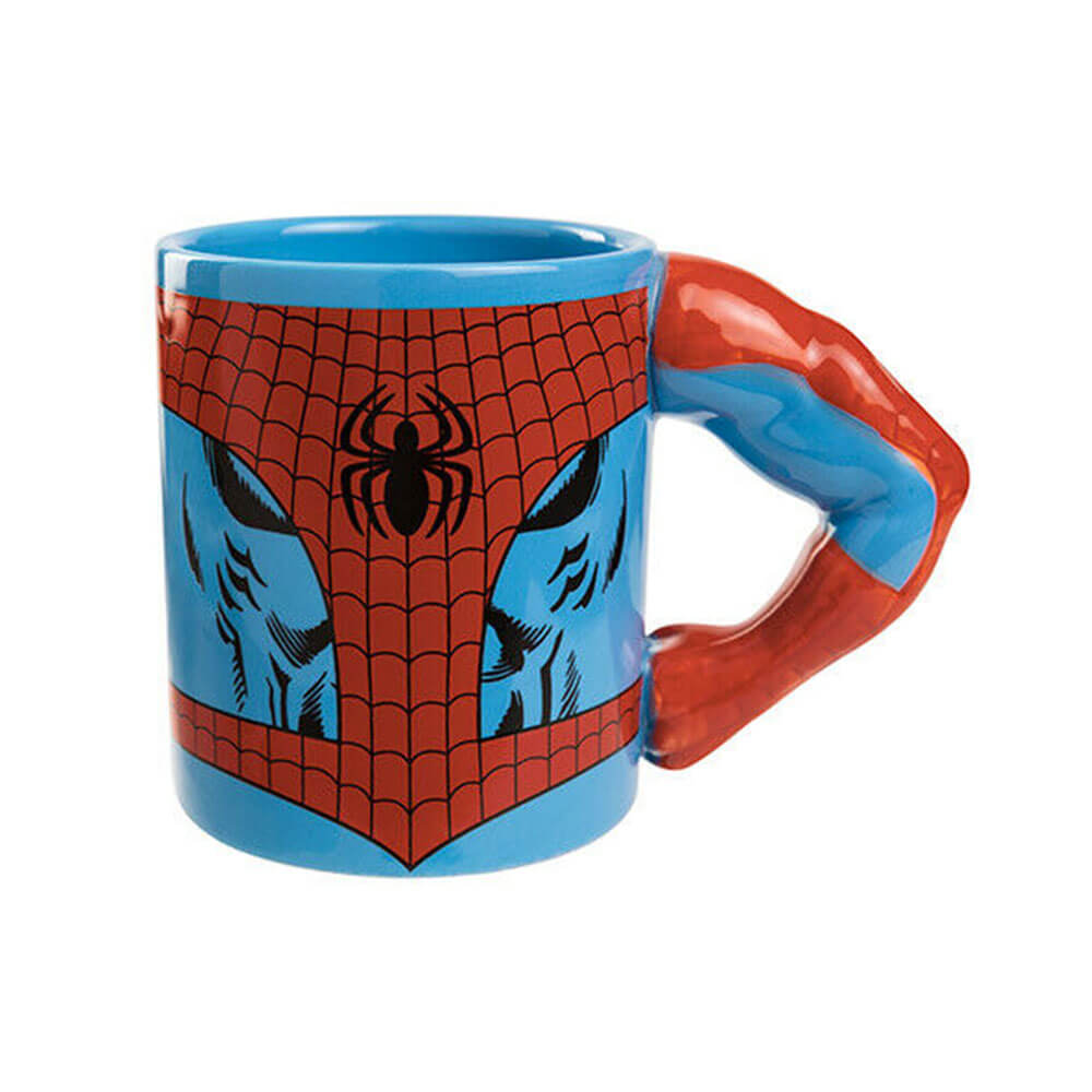 Músculos moldados por caneca de café da Marvel