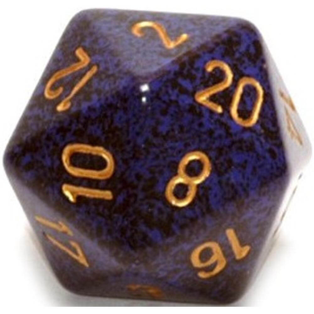 D20 Dice Speckled (34 mm)