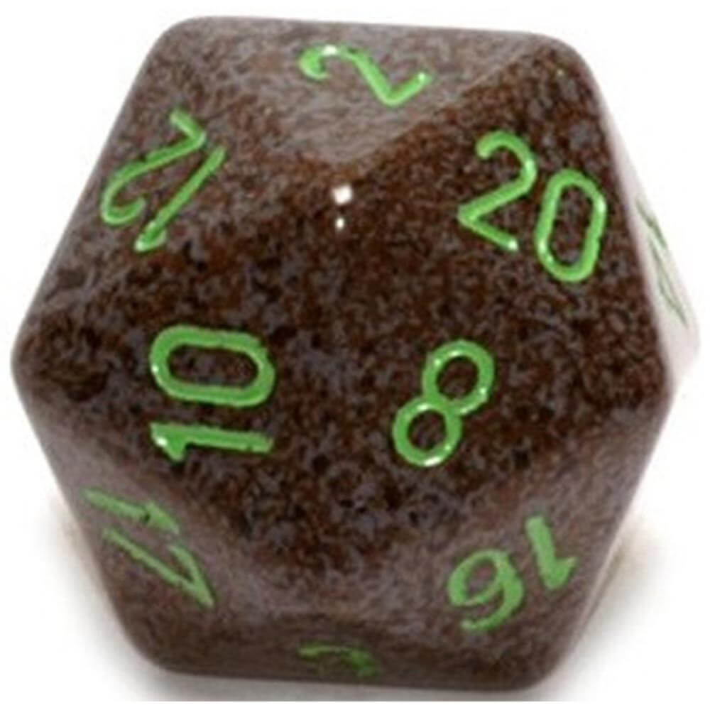  D20 Würfel gesprenkelt (34mm)