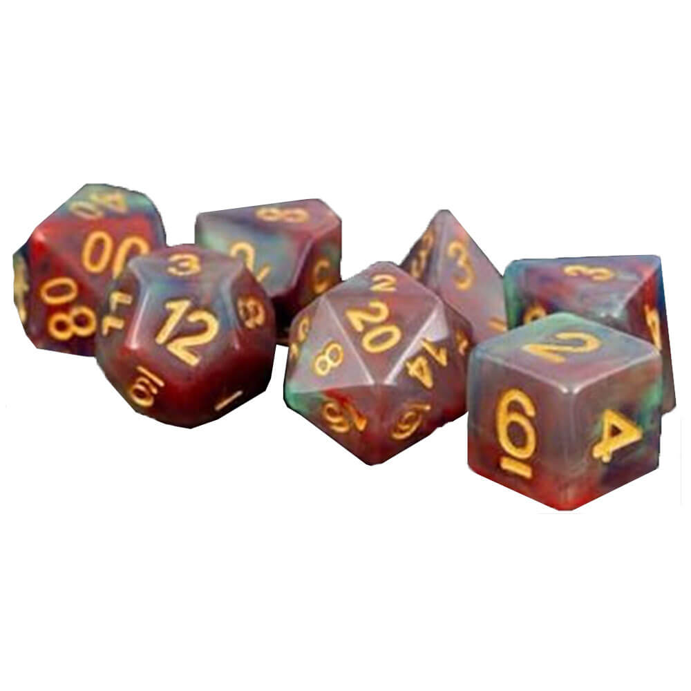 MDG Polyhedral Resin Dice Set