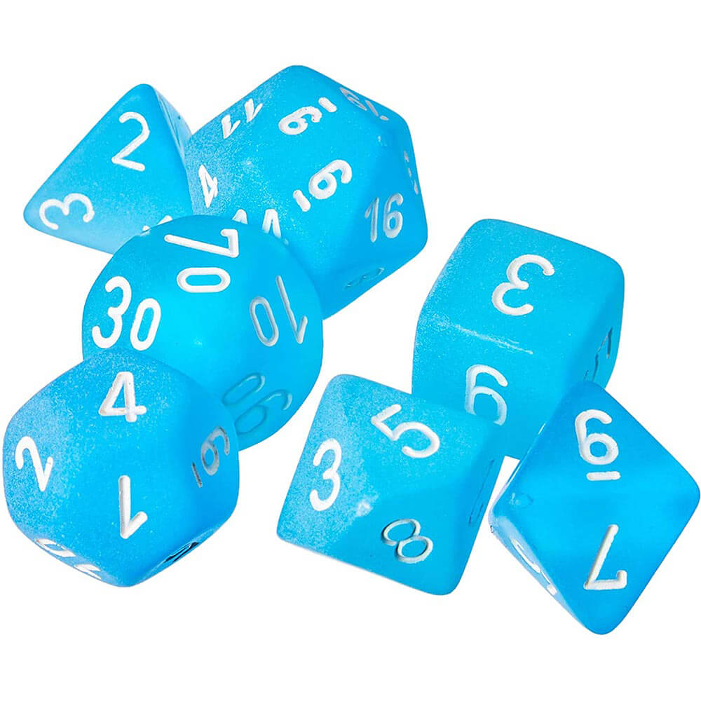 D7 Die Dice Dice Frosted Poly (7 dados)