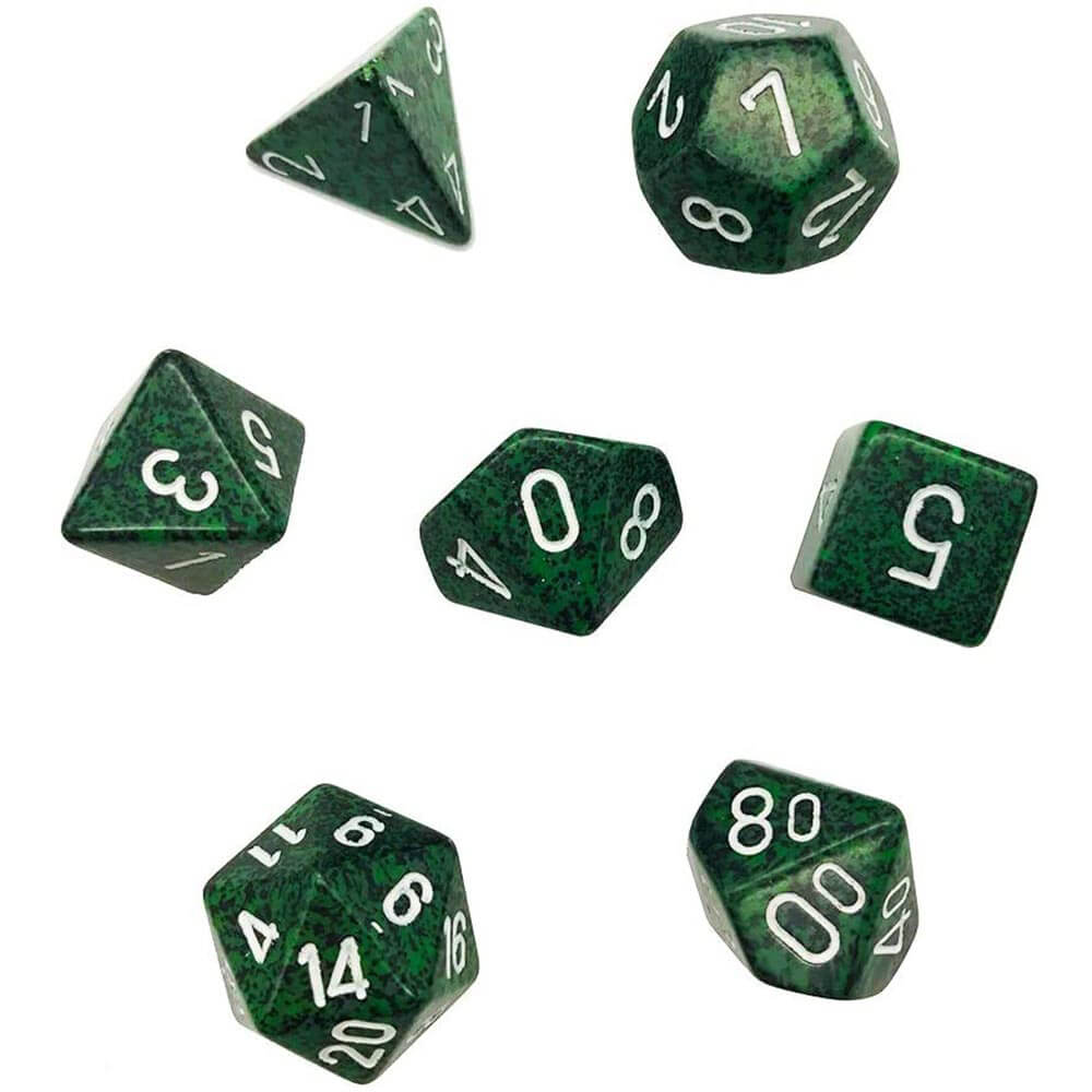 D7 DE SET Dice Poly Speckled (7 dadi)