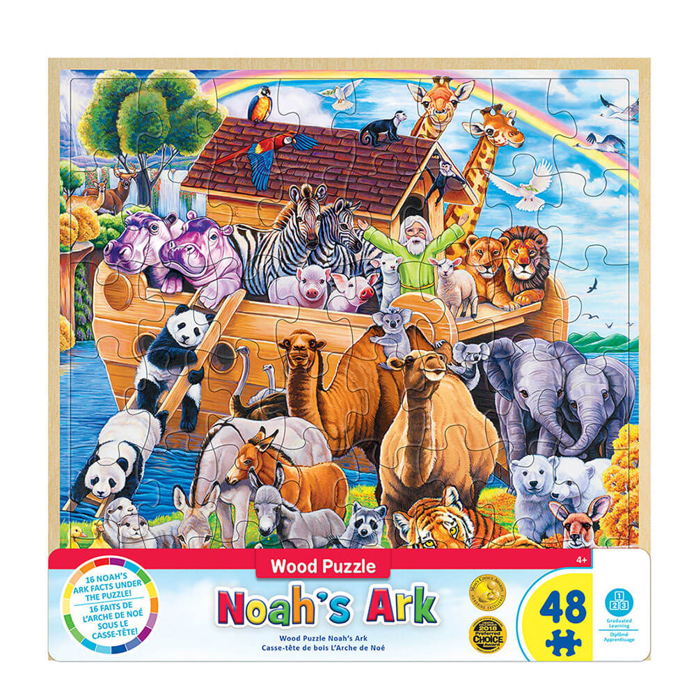 MP Wood Fun Facts Puzzle (48 szt.)