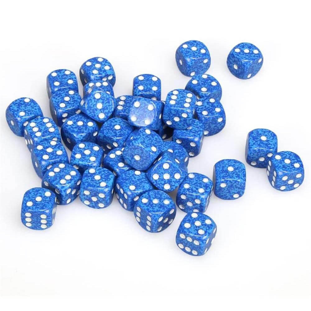 D6 Dice Speckled 12mm (36 Dice)