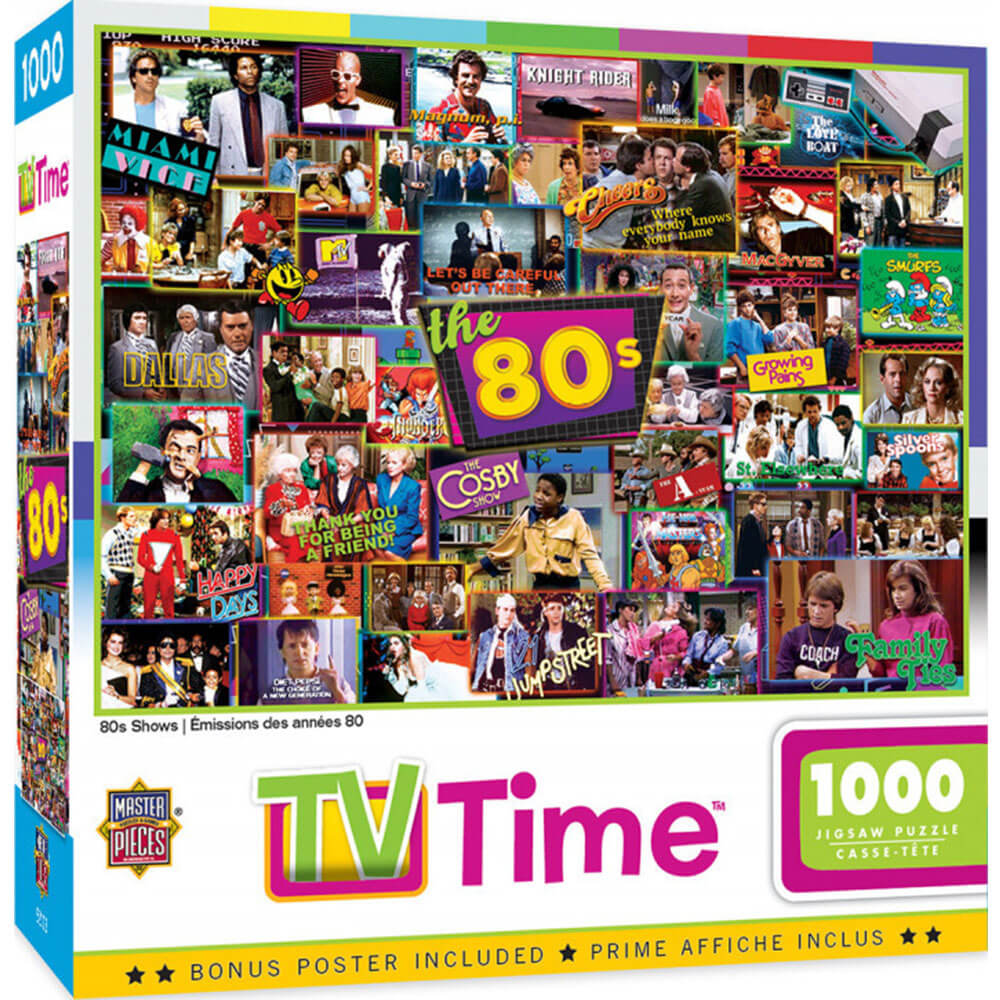 Masterpieces TV Time viser 1000 pc puslespil