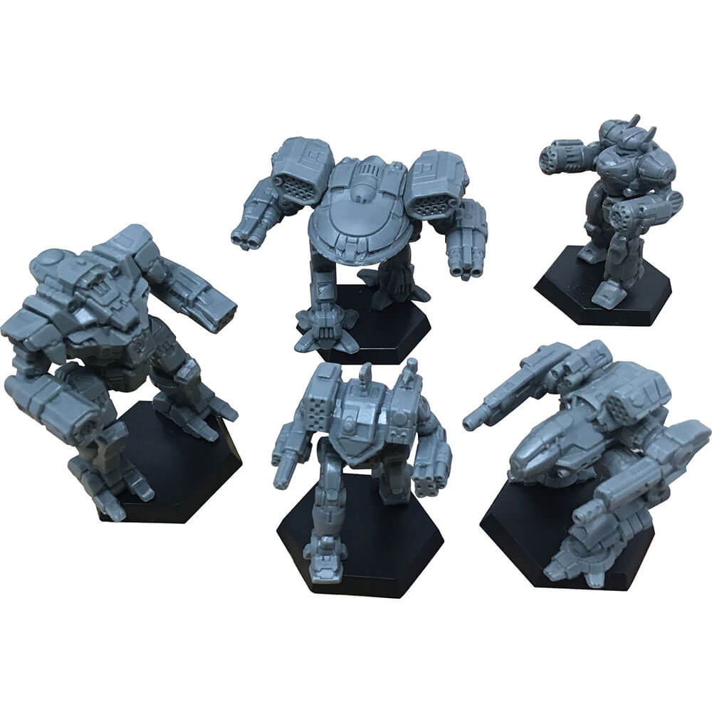 BattleTech RPG Five Miniatures Collection