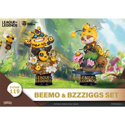 Beast Kingdom D Stage League of Legends Beemo & BZZZiggs Set