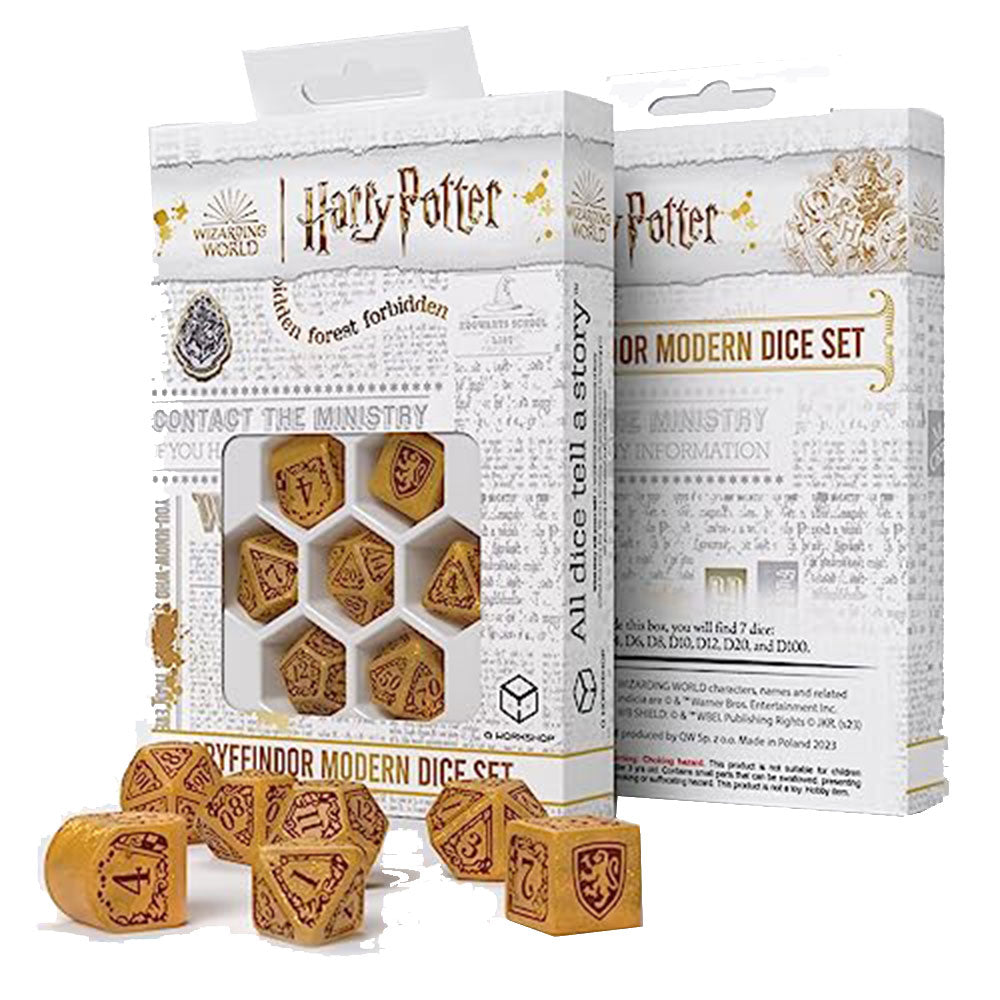 Harry Potter Gryffindor Modern 7-Die Set