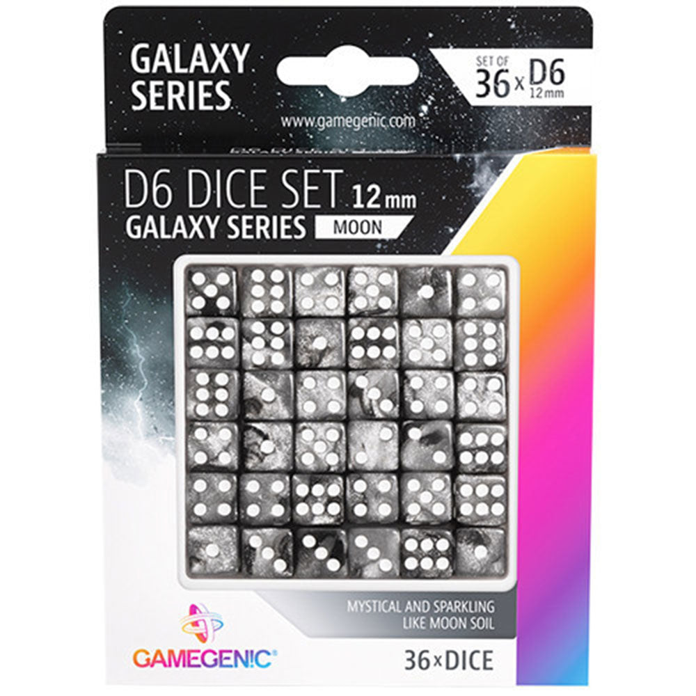 GameGenic Galaxy Series D6 DICE Conjunto de 12 mm (36pcs)