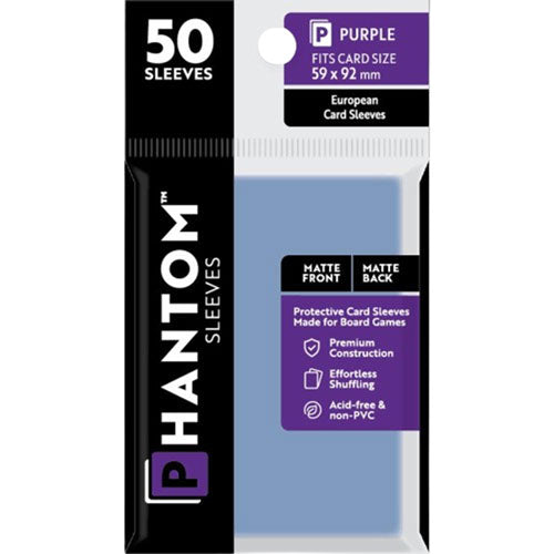 Purple Phantom Sleeves 50pcs (59x92mm)