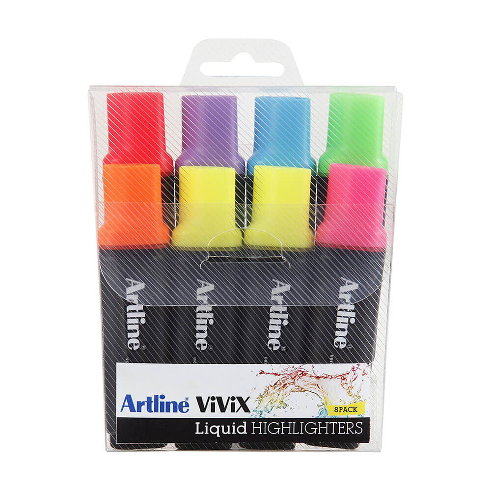  Artline Vivix Textmarker sortiert