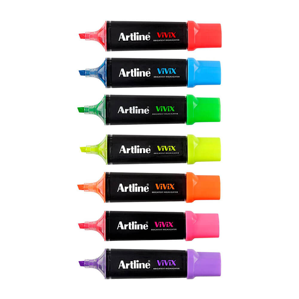 Artline Vivix Highlighter Assortered