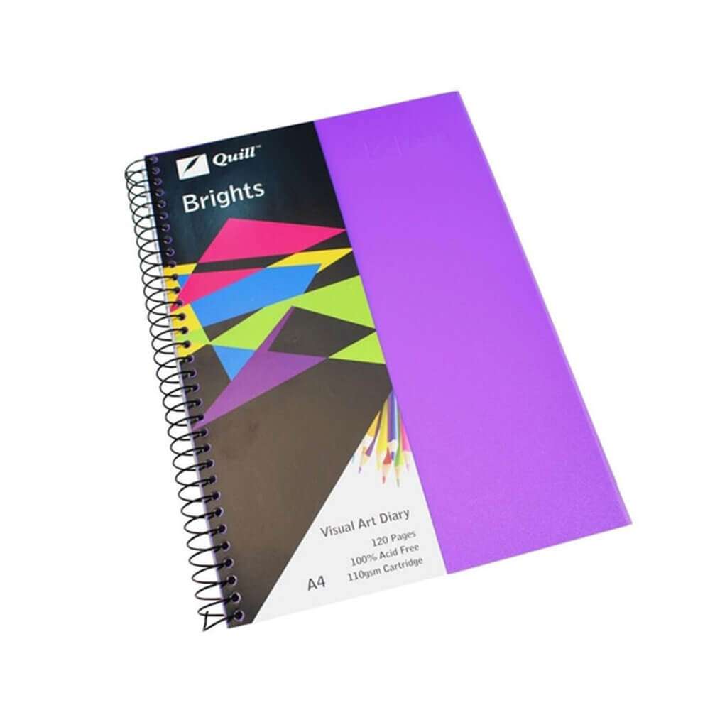 Quill Brights Visual Art Diary A3 (60 blader)