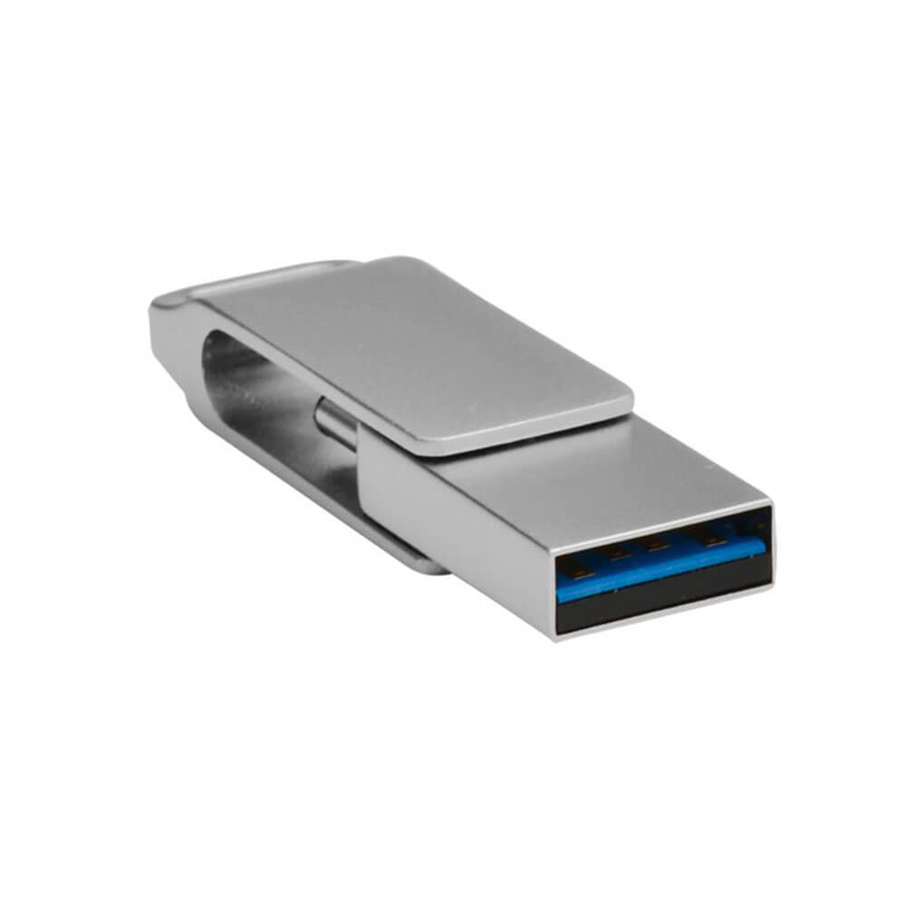 Shintaro USB-C e USB-A Pocket Disk Drive (prata)