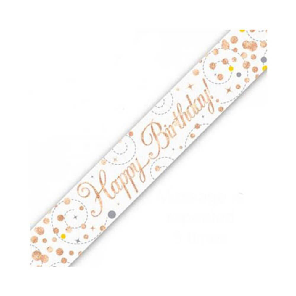  Alpen Happy Birthday Sparkling Fizz Banner