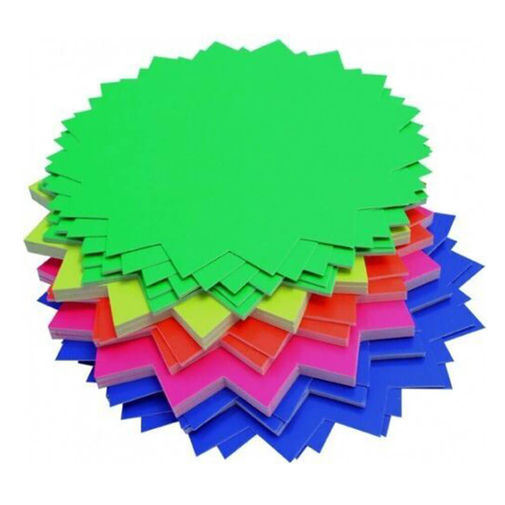 Rainbow Starburst placa de face 300gsm 60pk