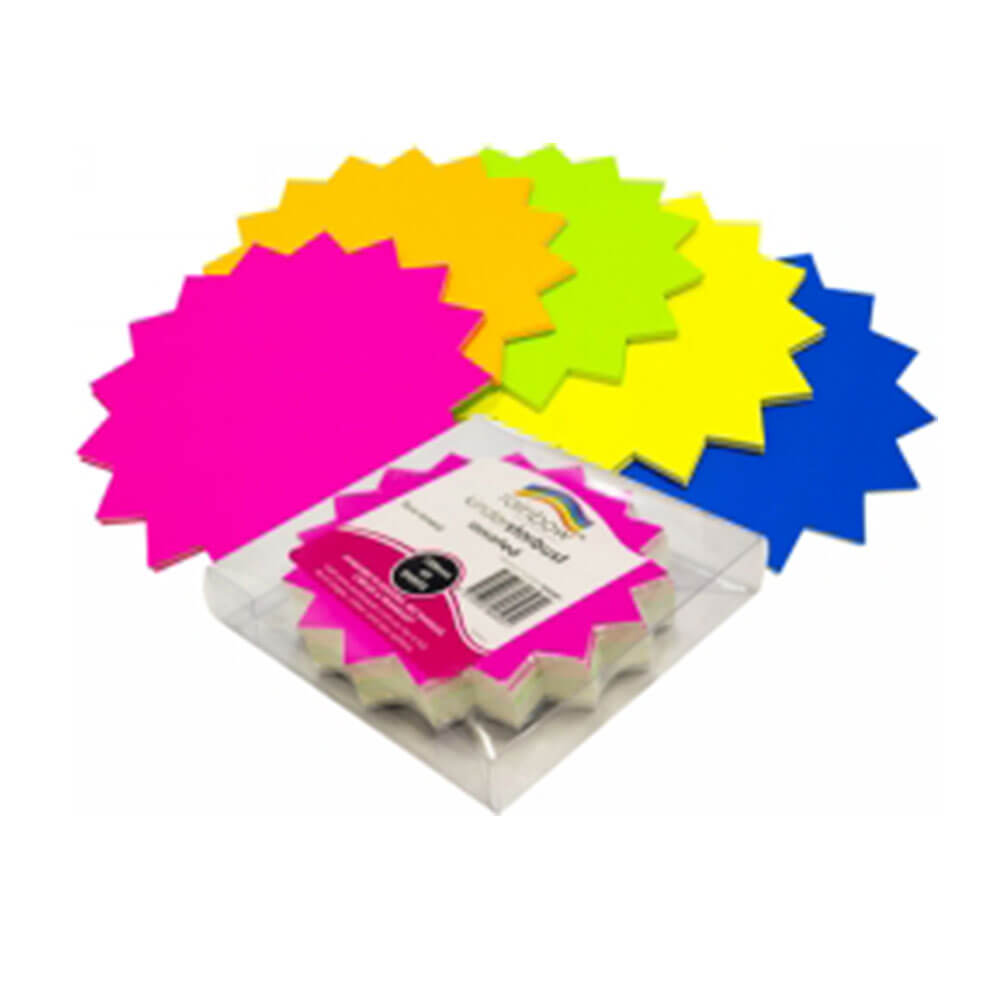 Rainbow Starburst Single -Sided Board 300GSM 60pk