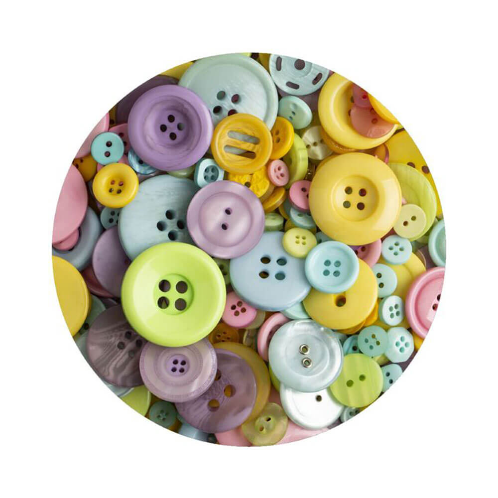 EC Buttons, sortiertes Glas (400 g)