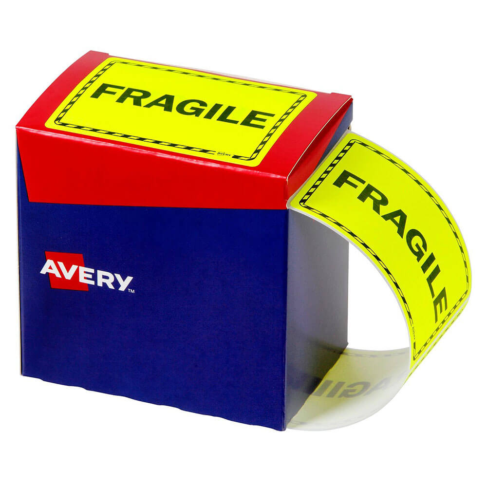 Avery Fragile Labels 750pcs（75x99.6mm）