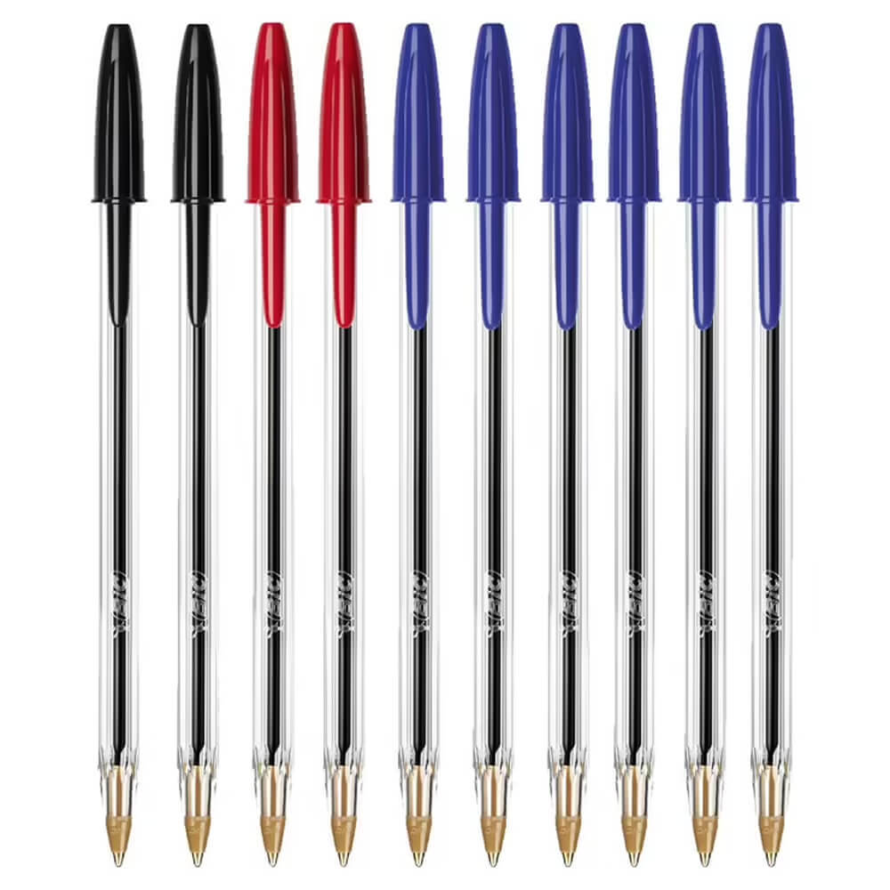 Pen de esfera original da Bic Cristal (10pk)