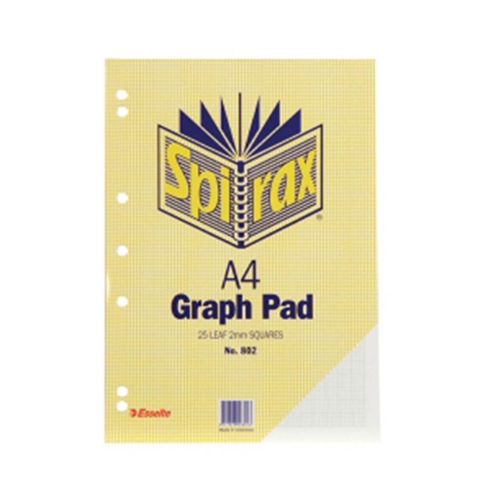 Spirax A4 25-blad grafpute (pakke med 10)