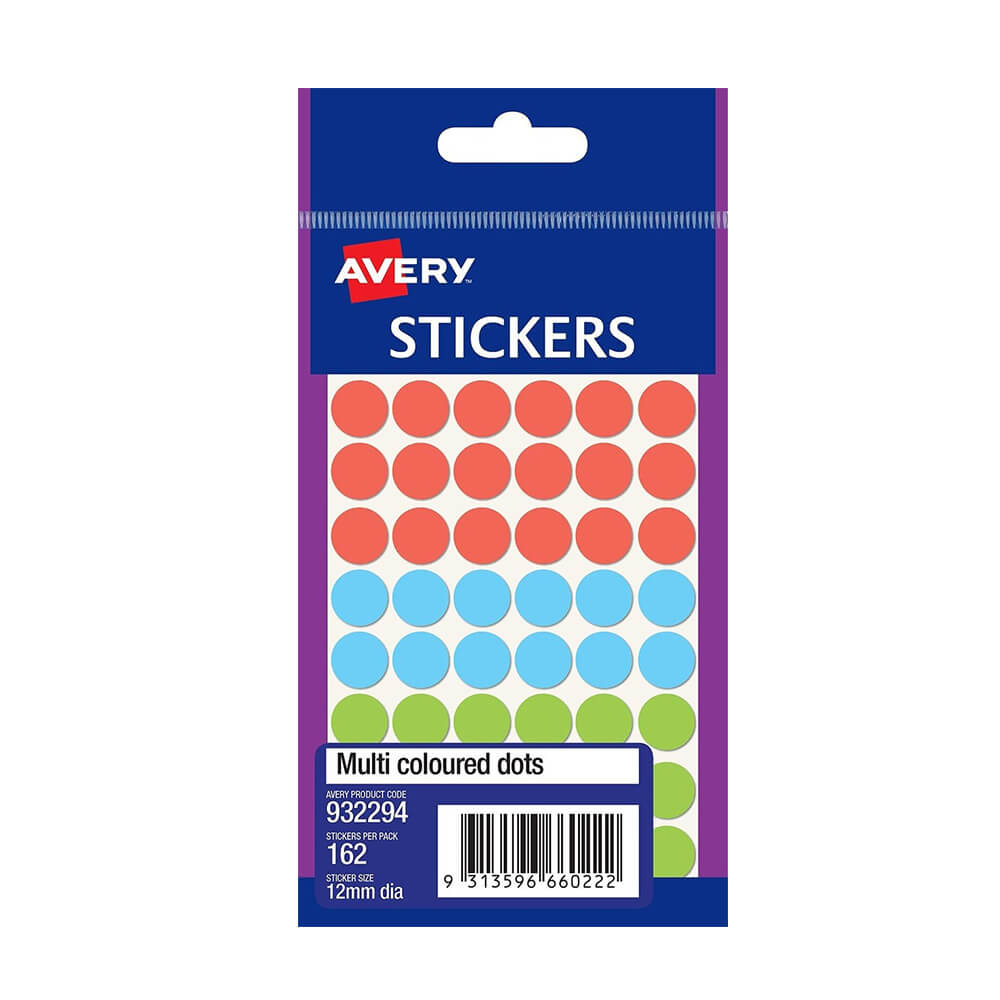 Avery 12mm dot label (pakket van 10)