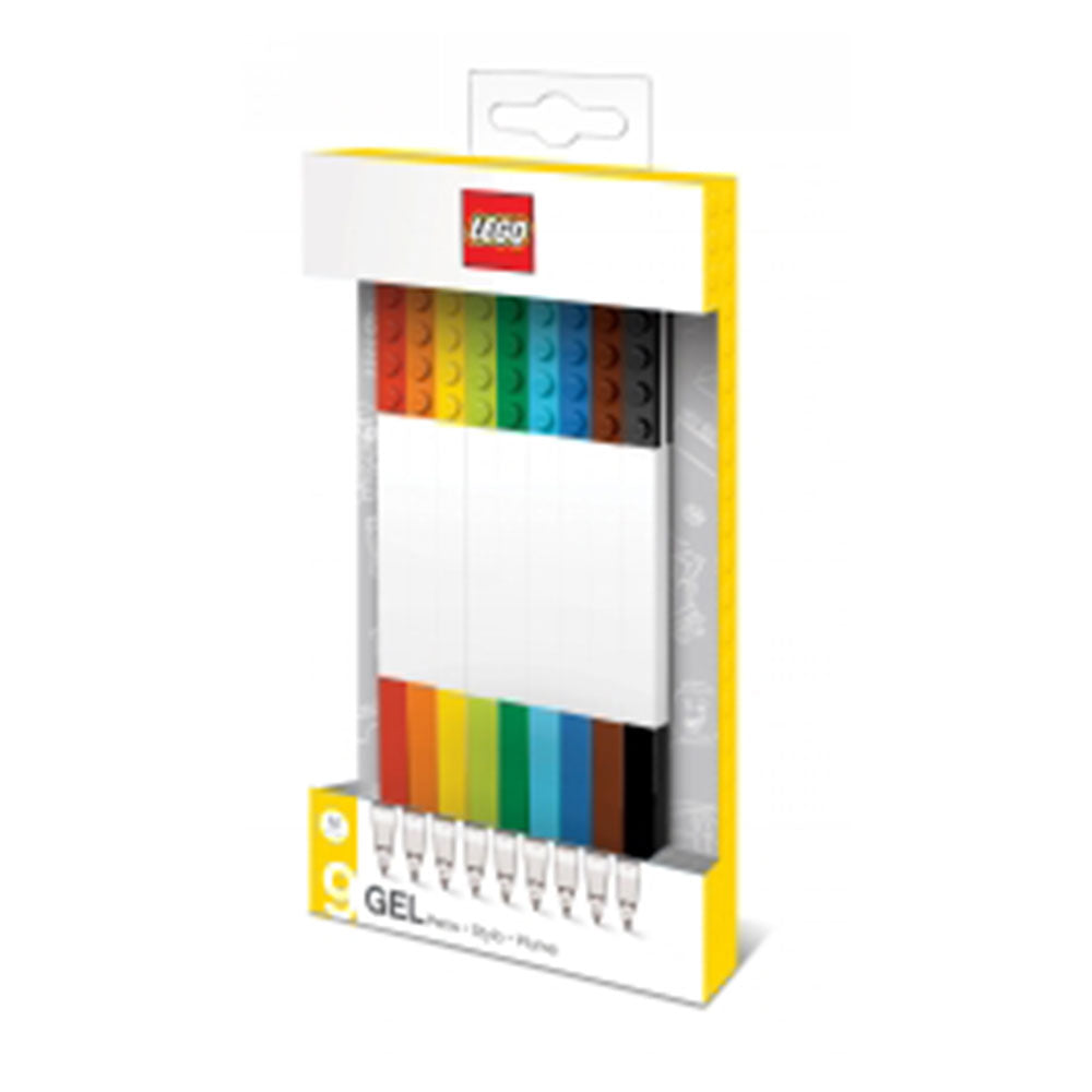 LEGO GEL PEN con ladrillos edificables (blanco)